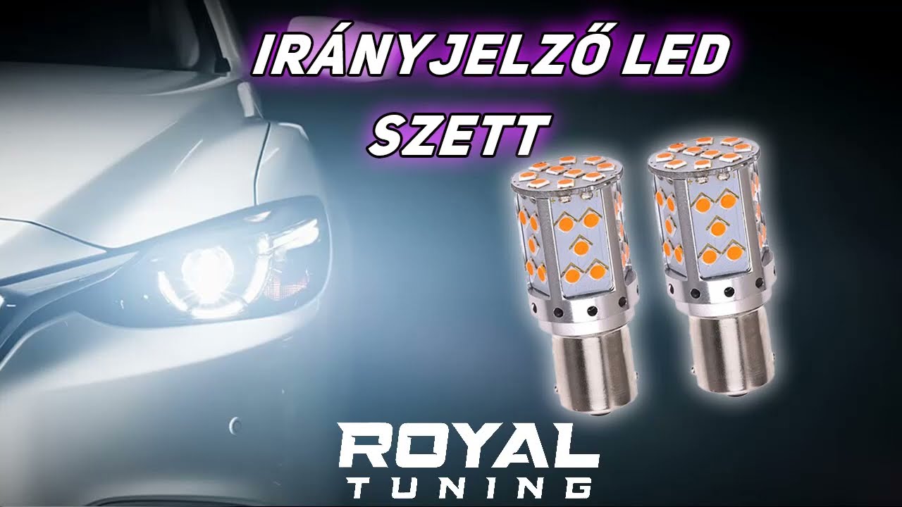 BAU15S led sárga 2db