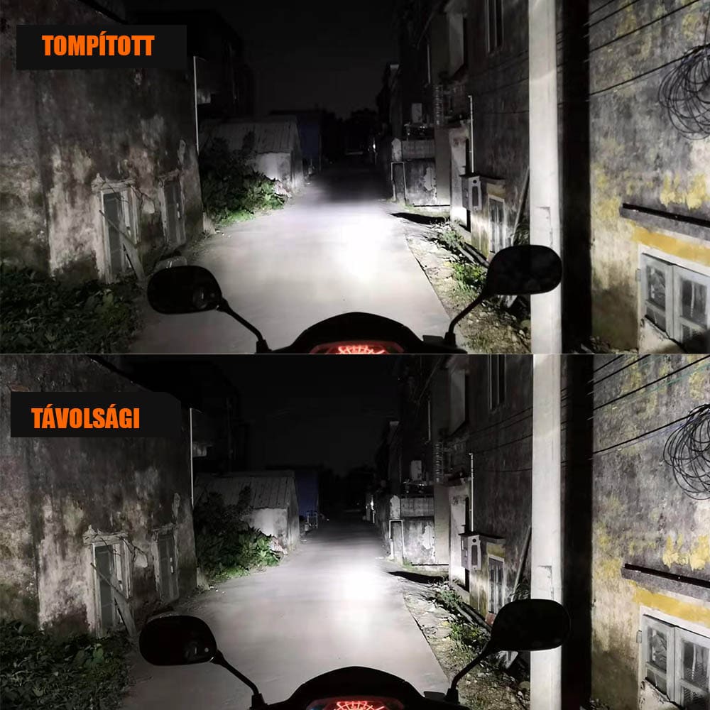 H4 Led izzó hideg fehér