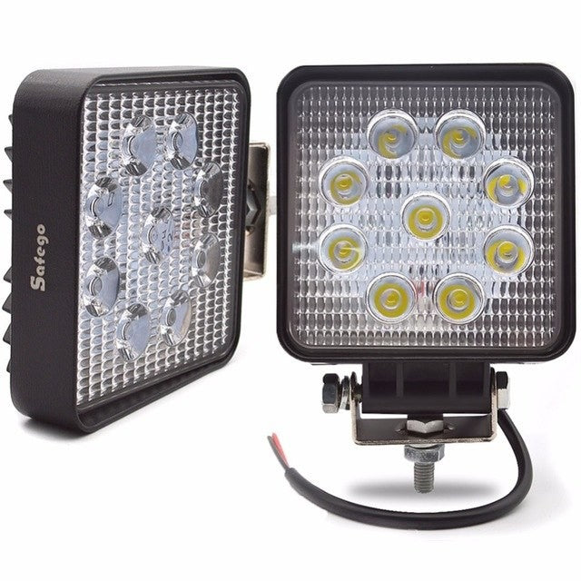 Ledes munkalámpa 12V/24V 9ledes E-jeles