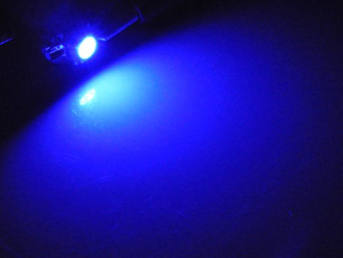 B8.5D led műszerfal izzó kék 5db