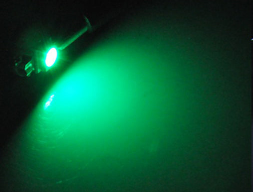 B8.5D led műszerfal izzó zöld 5db