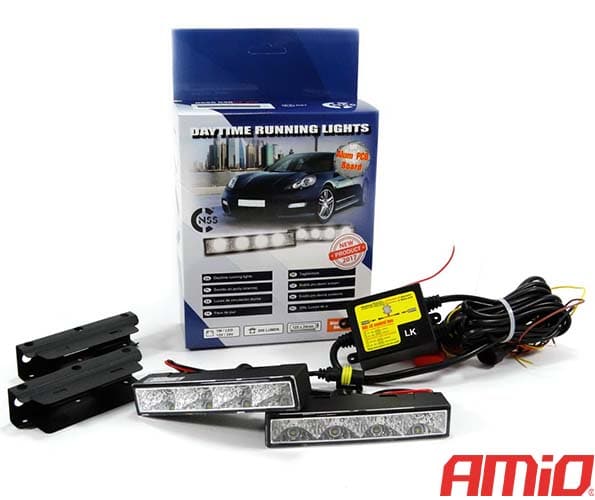 Ledes nappali menetfény szett vezérlővel 2db