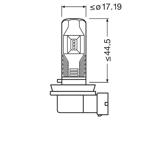 Osram LEDriving HL Easy H8 H11 H16  2db