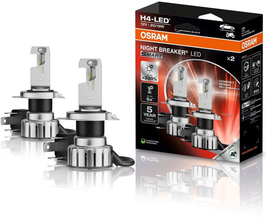 H4 led izzó Osram Night Breaker LED SMART H4, +330%-kal több fényerő