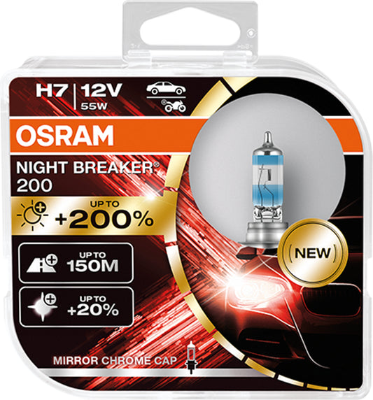 Osram Night breaker laser +200% H7 55w 2db