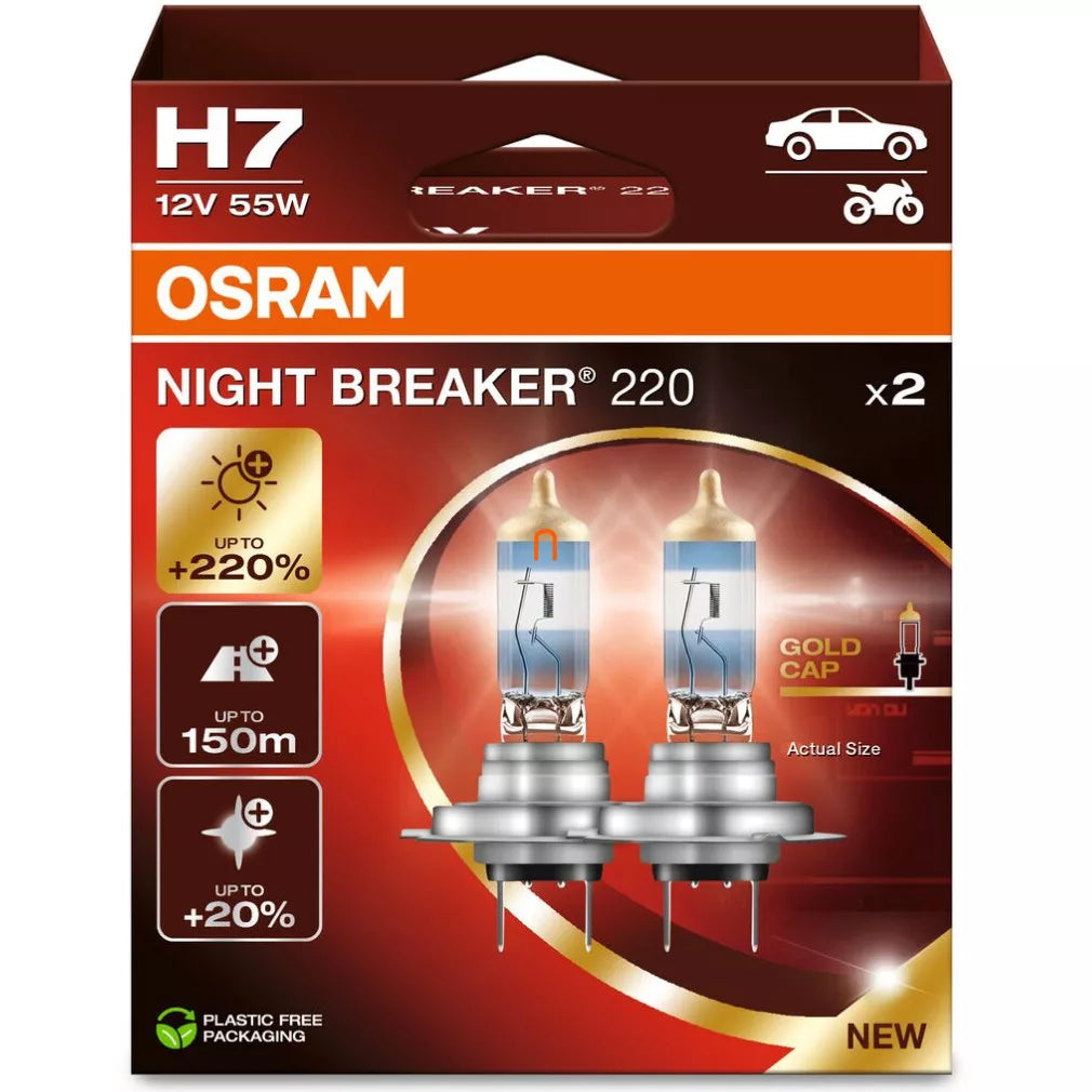 Osram Night breaker laser +220% H7 55w 2db