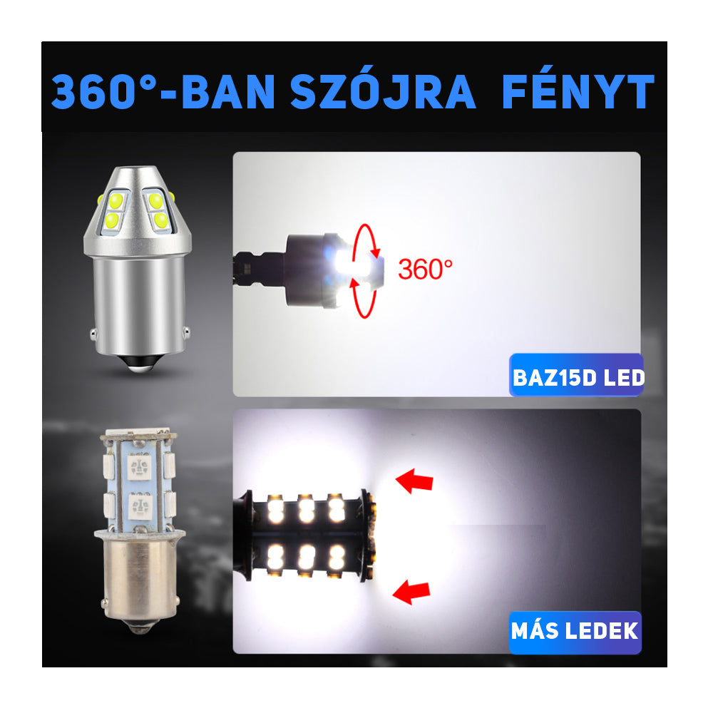BAZ15D P21/4w led fehér 2db