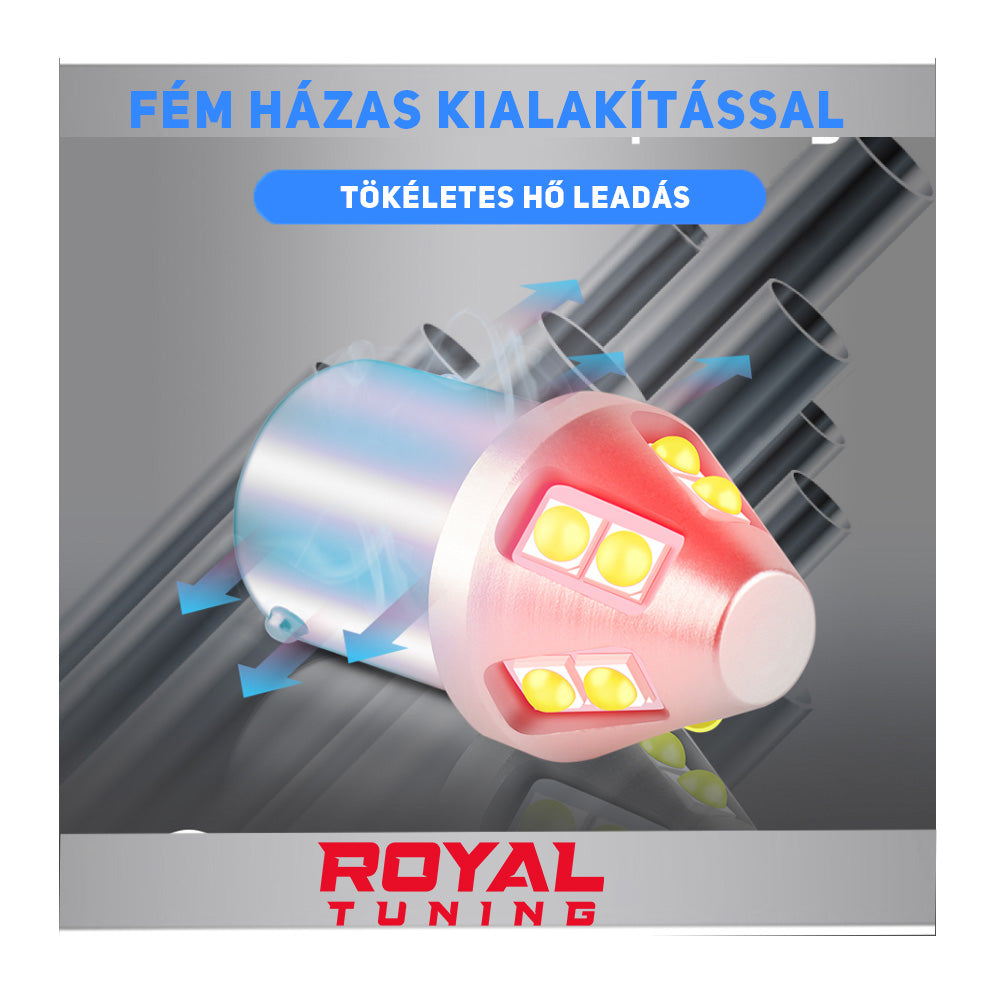 BAZ15D P21/4w led fehér 2db