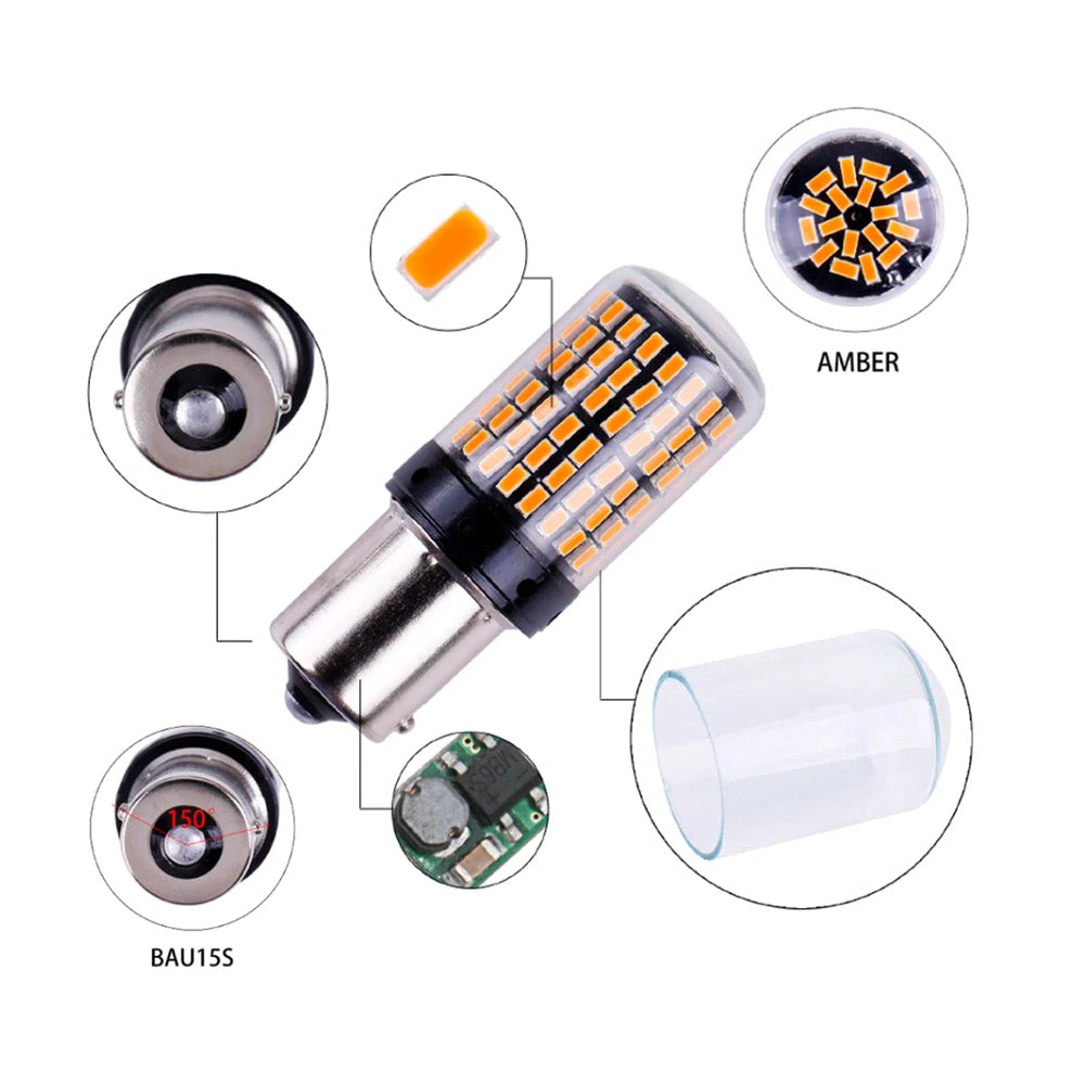 BAU15S led sárga 2db