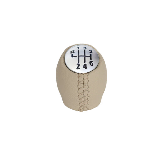 Renault váltógomb 6 sebességes bőrözött beige