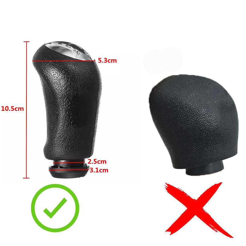 Renault váltógomb 6 sebességes bőrözött beige