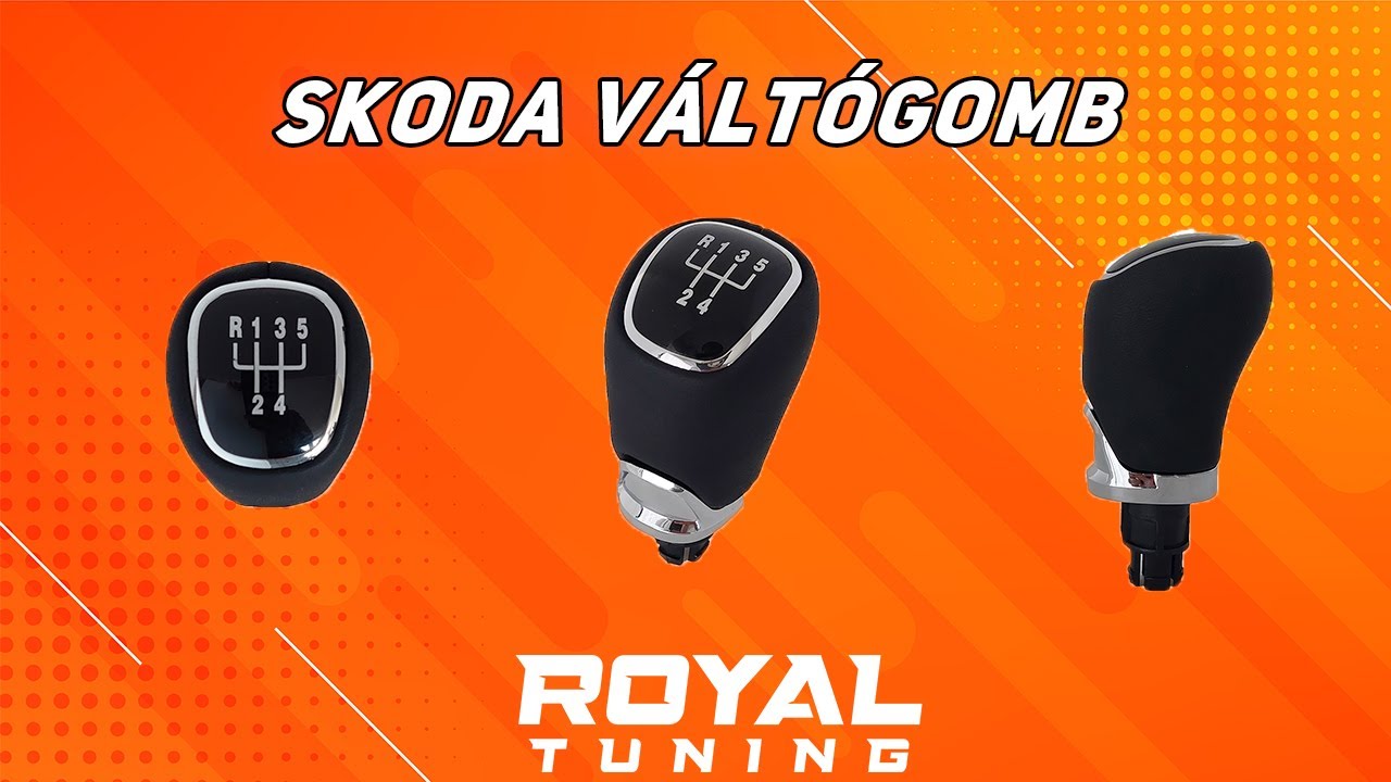 Skoda váltógomb 5sebességes 12mm