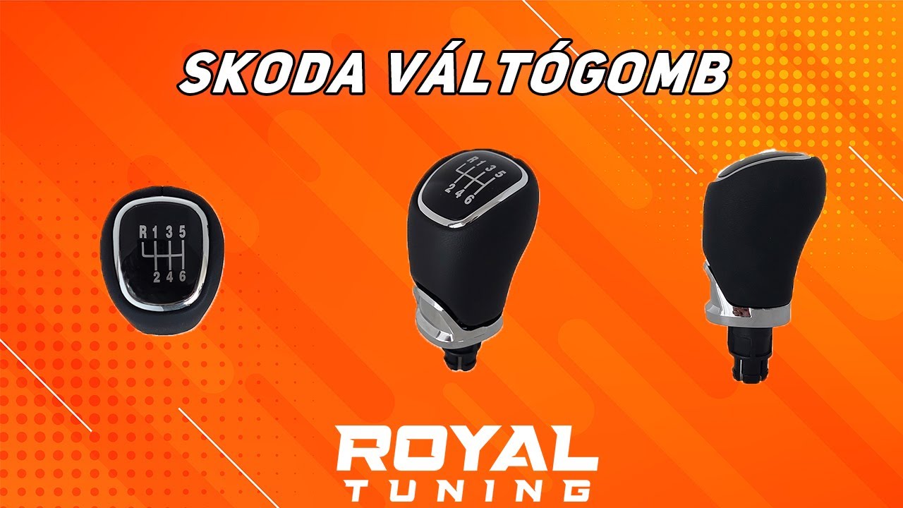 Skoda váltógomb 6 sebességes 12mm