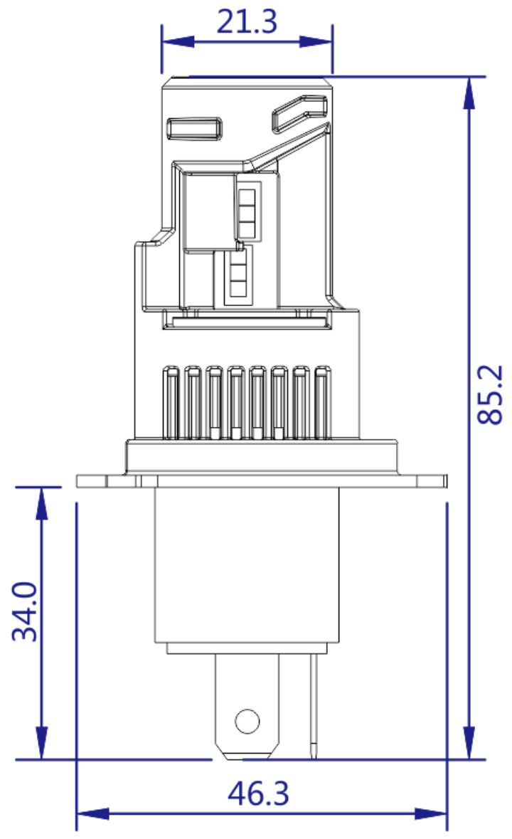 H4 Led izzó StrongR Series 2db