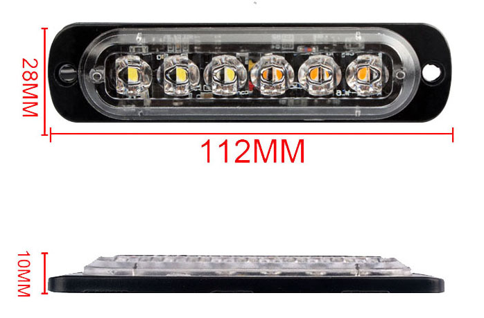 Szélességjelző oldalsó helyzetjelző ledes fehér 2db