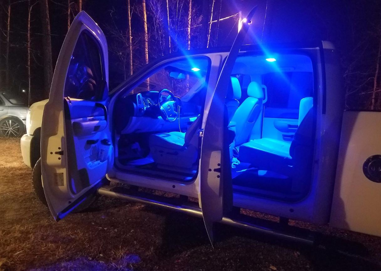 Szofita led 39mm Canbus hűtőbordás 2db kék