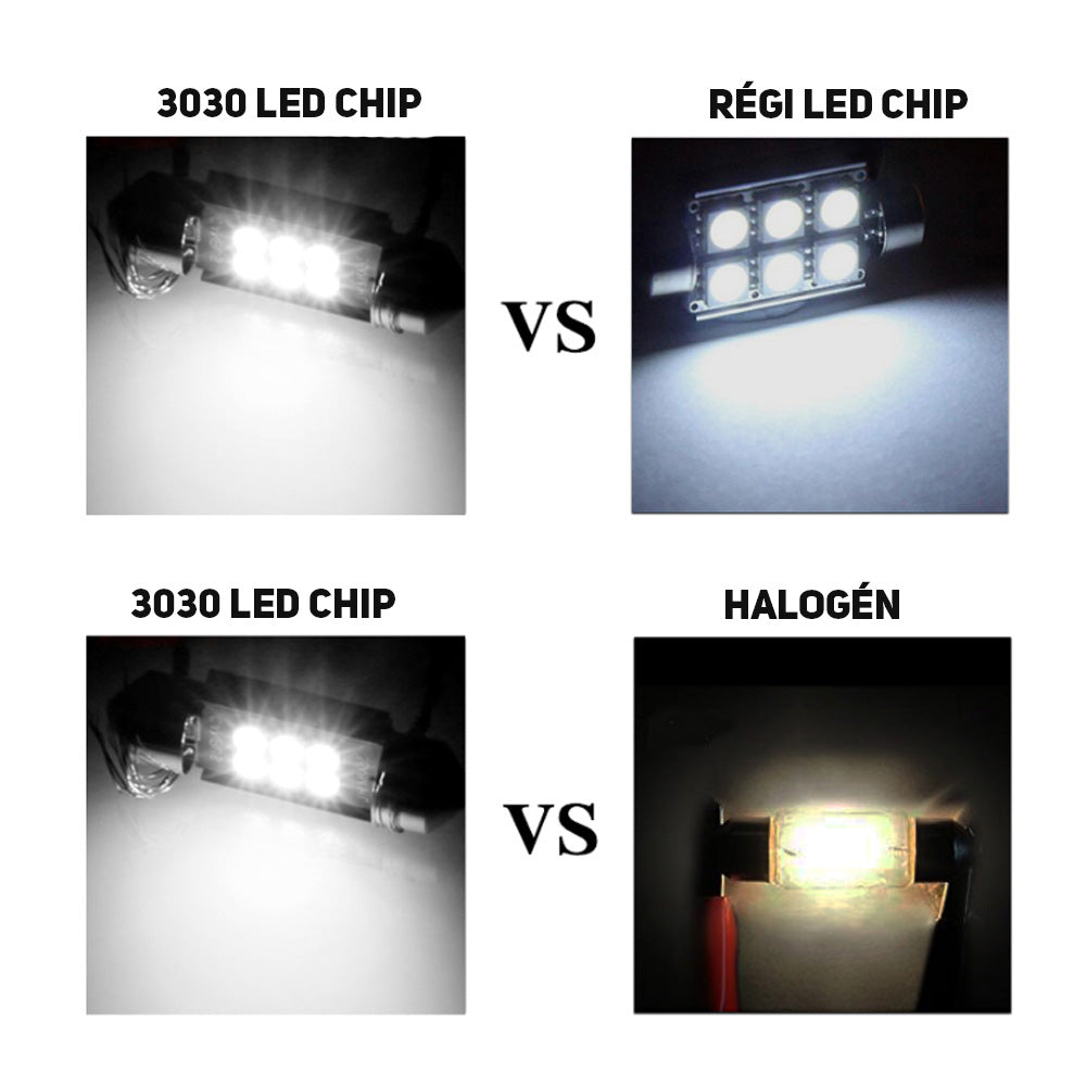 Szofita led 39mm Canbus hűtőbordás 2db