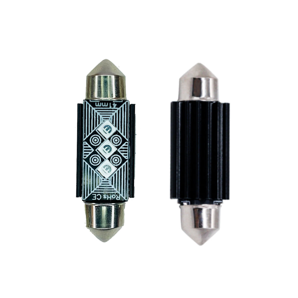 Szofita led 39mm Canbus hűtőbordás 2db kék