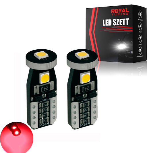 T10 led piros 2db