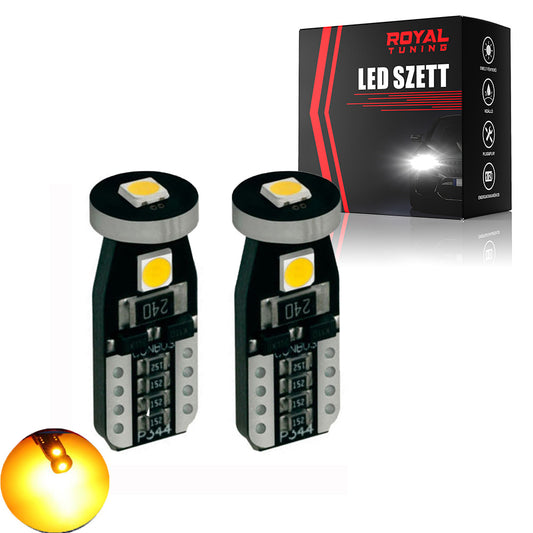 T10 led sárga 2db