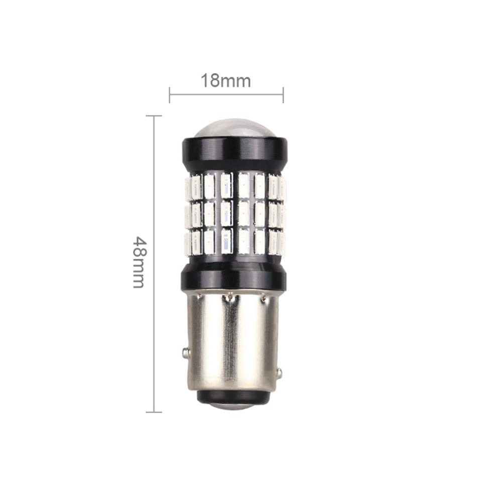 BAY15D led piros projektoros !Villogós! 2db