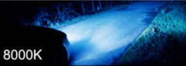 D2S xenon izzó 8000K